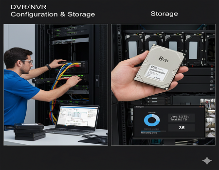 DVRNVR Configuration & Storage
